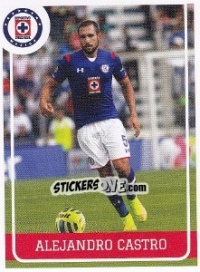 Figurina Alejandro Castro - Liga BBVA Bancomer Clausura 2015 - Panini