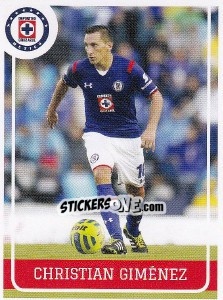 Sticker Christian Gimenez - Liga BBVA Bancomer Clausura 2015 n. 72 - Panini