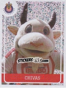 Sticker Chivas - Mascot - Liga BBVA Bancomer Clausura 2015 n. 94 - Panini