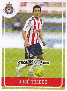 Sticker Jose Toledo - Liga BBVA Bancomer Clausura 2015 - Panini