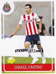 Sticker Israel Castro - Liga BBVA Bancomer Clausura 2015 n. 104 - Panini