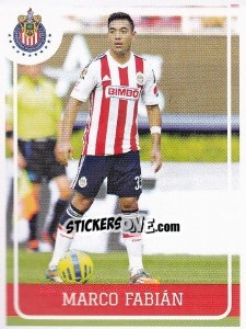 Sticker Marco Fabian - Liga BBVA Bancomer Clausura 2015 n. 105 - Panini