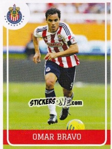 Cromo Omar Bravo - Liga BBVA Bancomer Clausura 2015 - Panini