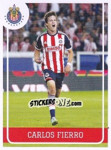 Sticker Carlos Fierro - Liga BBVA Bancomer Clausura 2015 n. 109 - Panini
