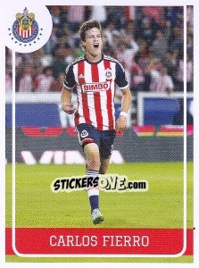 Sticker Carlos Fierro - Liga BBVA Bancomer Clausura 2015 - Panini