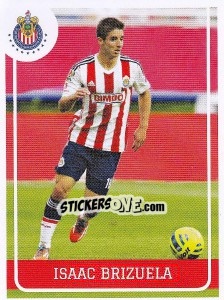 Sticker Isaac Brizuela - Liga BBVA Bancomer Clausura 2015 - Panini