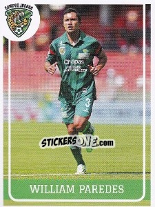 Sticker William Paredes - Liga BBVA Bancomer Clausura 2015 n. 115 - Panini