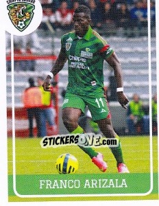 Cromo Franco Arizala - Liga BBVA Bancomer Clausura 2015 n. 123 - Panini
