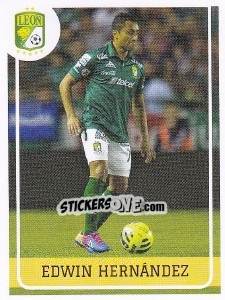 Sticker Edwin Hernandez - Liga BBVA Bancomer Clausura 2015 - Panini