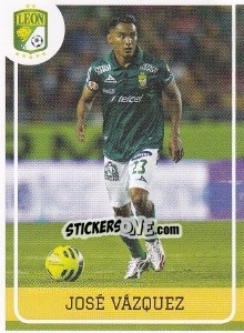 Cromo Jose Vazquez - Liga BBVA Bancomer Clausura 2015 - Panini