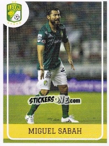 Sticker Miguel Sabah - Liga BBVA Bancomer Clausura 2015 - Panini