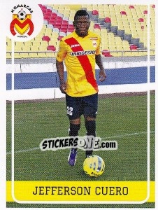 Sticker Jefferson Cuero - Liga BBVA Bancomer Clausura 2015 n. 182 - Panini