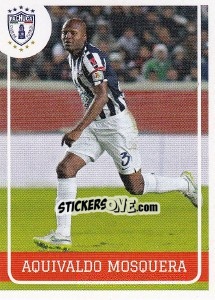 Sticker Aquivaldo Mosquera - Liga BBVA Bancomer Clausura 2015 - Panini