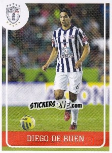 Sticker Diego De Buen - Liga BBVA Bancomer Clausura 2015 n. 192 - Panini