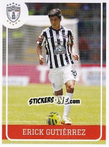 Sticker Erick Gutierrez - Liga BBVA Bancomer Clausura 2015 - Panini