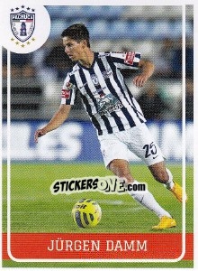 Sticker Jurgen Damm - Liga BBVA Bancomer Clausura 2015 - Panini