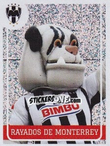 Sticker Rayados de Monterrey - Mascot - Liga BBVA Bancomer Clausura 2015 n. 220 - Panini