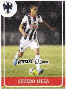 Sticker Severo Meza - Liga BBVA Bancomer Clausura 2015 n. 222 - Panini