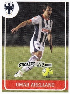 Cromo Omar Arellano - Liga BBVA Bancomer Clausura 2015 - Panini