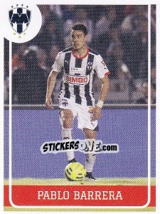 Sticker Pablo Barrera - Liga BBVA Bancomer Clausura 2015 - Panini