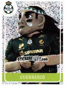 Cromo Guerreros - Mascot - Liga BBVA Bancomer Clausura 2015 - Panini