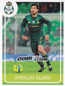 Sticker Oswaldo Alanis - Liga BBVA Bancomer Clausura 2015 - Panini