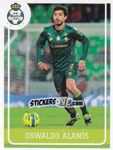 Sticker Oswaldo Alanis - Liga BBVA Bancomer Clausura 2015 n. 241 - Panini