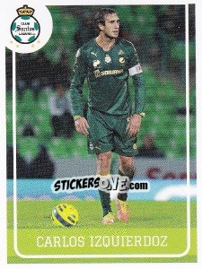 Sticker Carlos Izquierdoz - Liga BBVA Bancomer Clausura 2015 n. 244 - Panini
