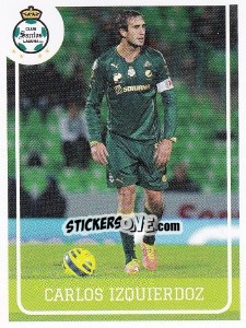 Sticker Carlos Izquierdoz - Liga BBVA Bancomer Clausura 2015 - Panini