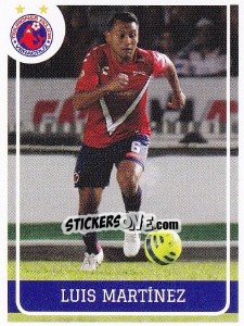 Cromo Luis Martinez - Liga BBVA Bancomer Clausura 2015 - Panini