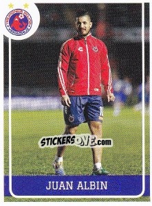 Sticker Juan Albin - Liga BBVA Bancomer Clausura 2015 - Panini