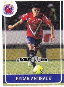 Cromo Edgar Andrade - Liga BBVA Bancomer Clausura 2015 n. 268 - Panini