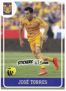 Sticker Jose Torres - Liga BBVA Bancomer Clausura 2015 - Panini