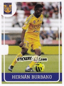 Sticker Hernan Burbano - Liga BBVA Bancomer Clausura 2015 - Panini