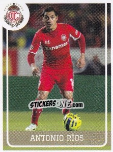 Sticker Antonio Rios - Liga BBVA Bancomer Clausura 2015 n. 301 - Panini