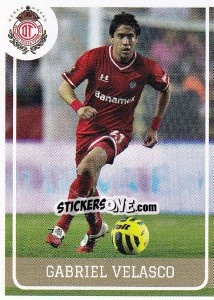 Sticker Gabriel Velasco - Liga BBVA Bancomer Clausura 2015 n. 303 - Panini