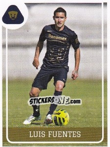 Sticker Luis Fuentes - Liga BBVA Bancomer Clausura 2015 n. 316 - Panini
