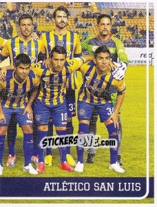 Sticker Atletico San Luis (puzzle 2) - Liga BBVA Bancomer Clausura 2015 n. 336 - Panini