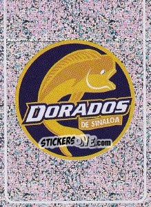Cromo Logo Dorados de Sinaloa - Liga BBVA Bancomer Clausura 2015 - Panini
