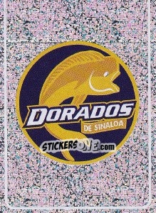 Sticker Logo Dorados de Sinaloa - Liga BBVA Bancomer Clausura 2015 n. 346 - Panini