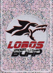Sticker Logo Lobos BUAP - Liga BBVA Bancomer Clausura 2015 n. 355 - Panini