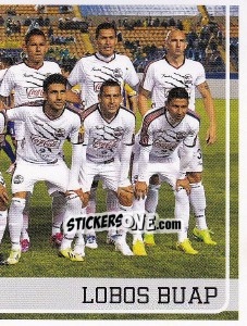 Figurina Lobos BUAP (puzzle 2) - Liga BBVA Bancomer Clausura 2015 - Panini