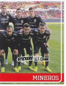 Sticker Mineros de Zacatecas (puzzle 2) - Liga BBVA Bancomer Clausura 2015 - Panini