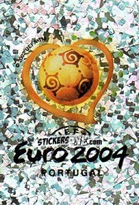 Figurina Official Logo - UEFA Euro Portugal 2004. Pocket Collection - Panini