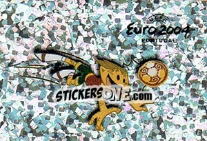 Sticker Official Mascot - UEFA Euro Portugal 2004. Pocket Collection - Panini