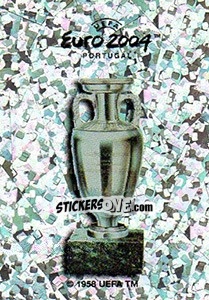 Sticker Trophy - UEFA Euro Portugal 2004. Pocket Collection n. 4 - Panini