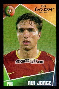 Sticker Rui Jorge - UEFA Euro Portugal 2004. Pocket Collection - Panini