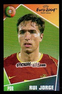 Sticker Rui Jorge - UEFA Euro Portugal 2004. Pocket Collection n. 10 - Panini