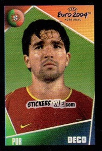 Sticker Deco - UEFA Euro Portugal 2004. Pocket Collection n. 16 - Panini
