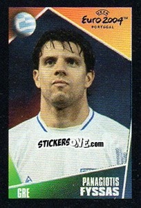 Sticker Panagiotis Fyssas - UEFA Euro Portugal 2004. Pocket Collection n. 23 - Panini